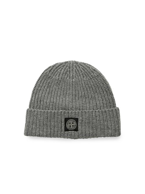 Cappello N100012 in lana a costine Grigio STONE ISLAND | N100012S00B4V0M6B